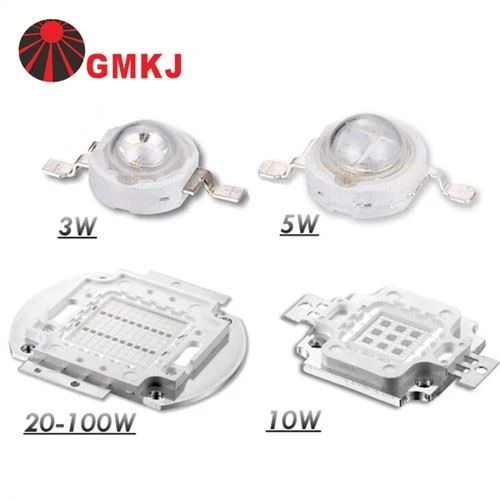 Chip led de alta potência de 3w 660nm para luz de crescimento da planta