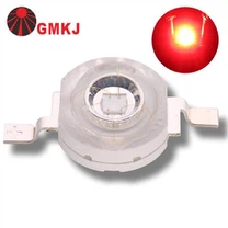 1 W 3 W vermelho profundo Power LED lamp talão 650nm 660nm