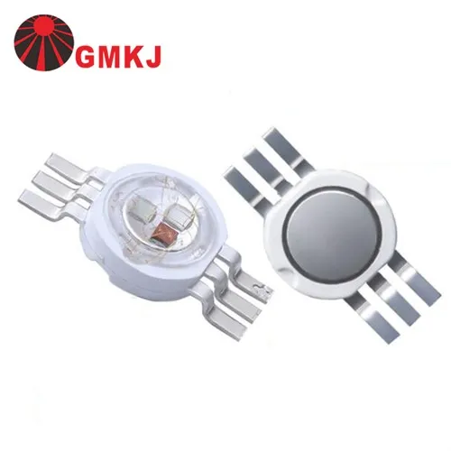 Diodo de chip LED RGB 3*1W excelente de alta potência com 6 pinos